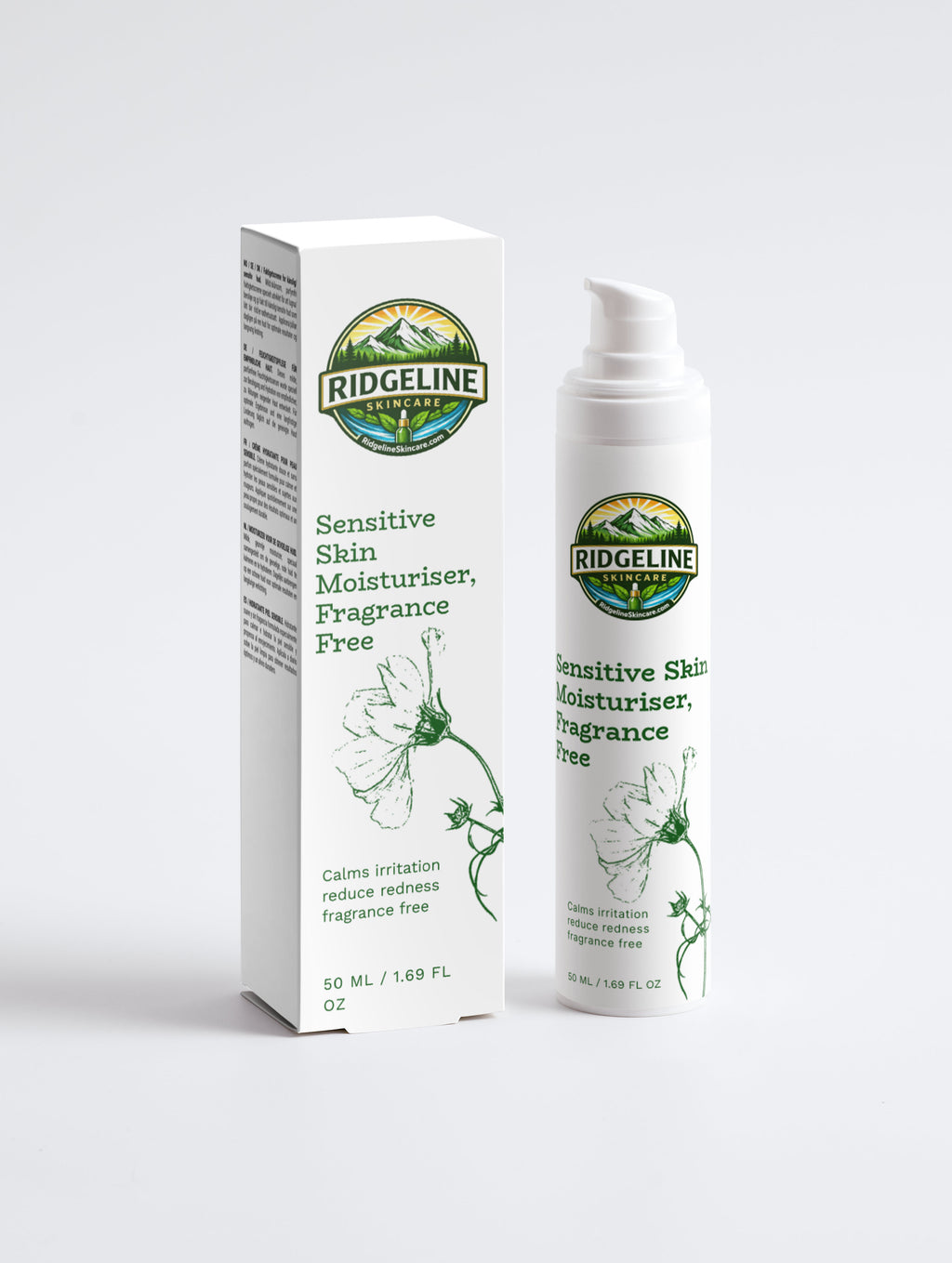 Sensitive Skin Moisturiser, Fragrance Free