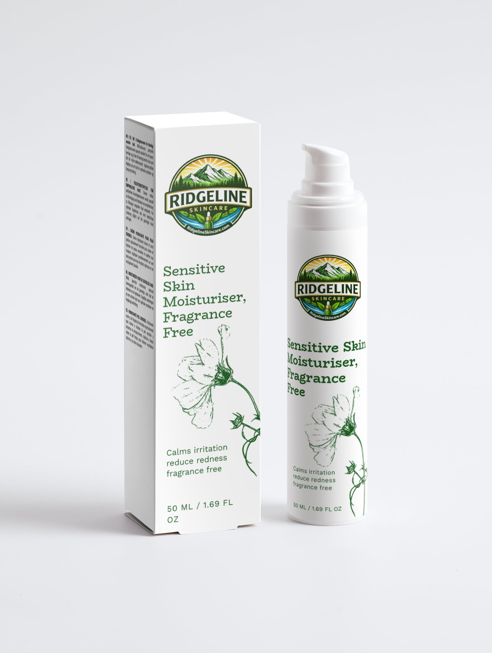 Sensitive Skin Moisturiser, Fragrance Free