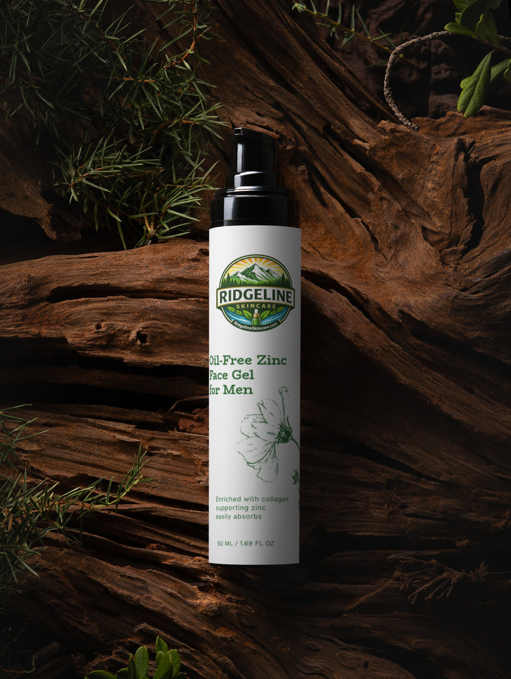 Oil-Free Zinc Face Gel for Men