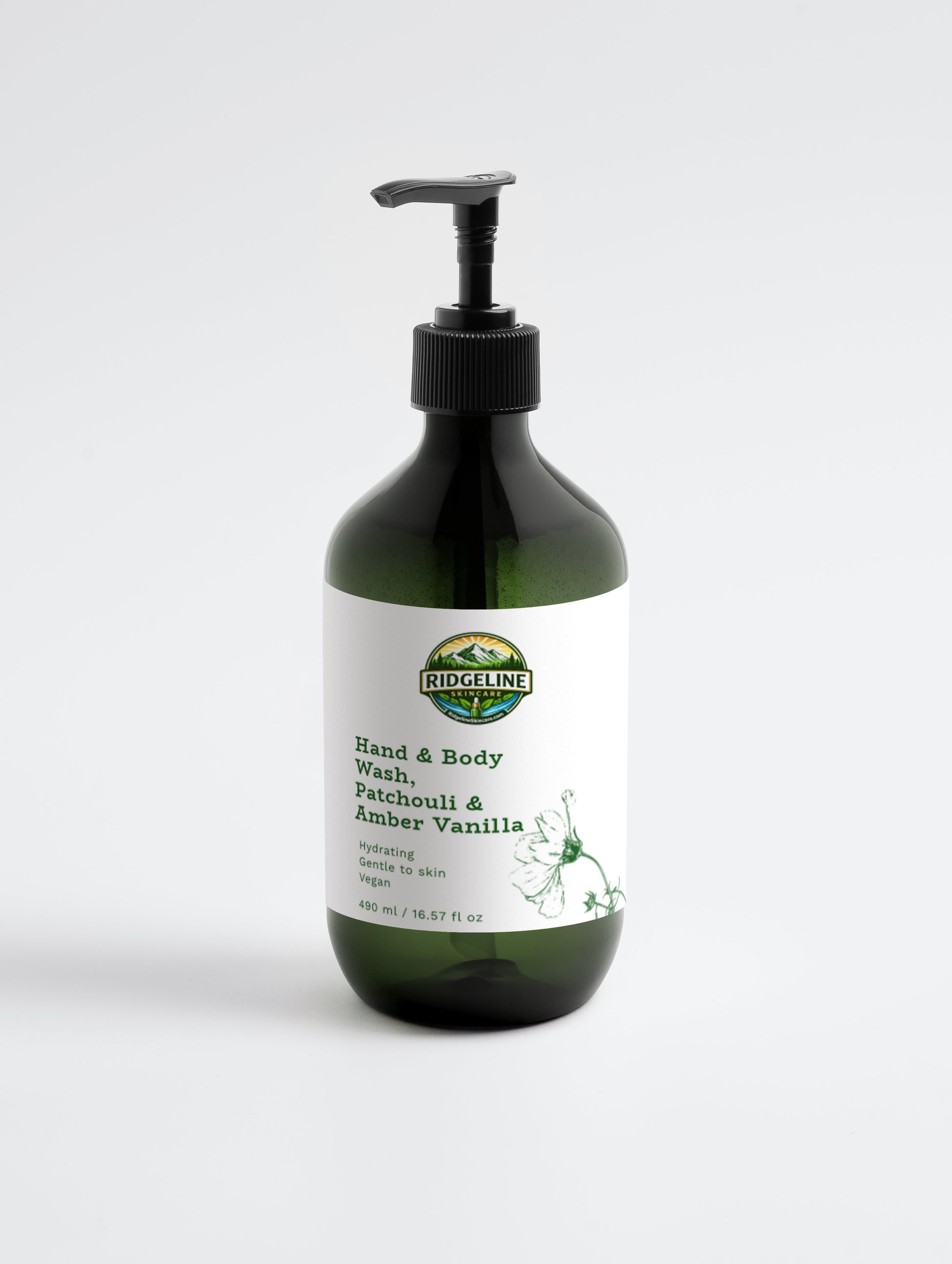 Hand & Body Wash, Patchouli & Amber Vanilla