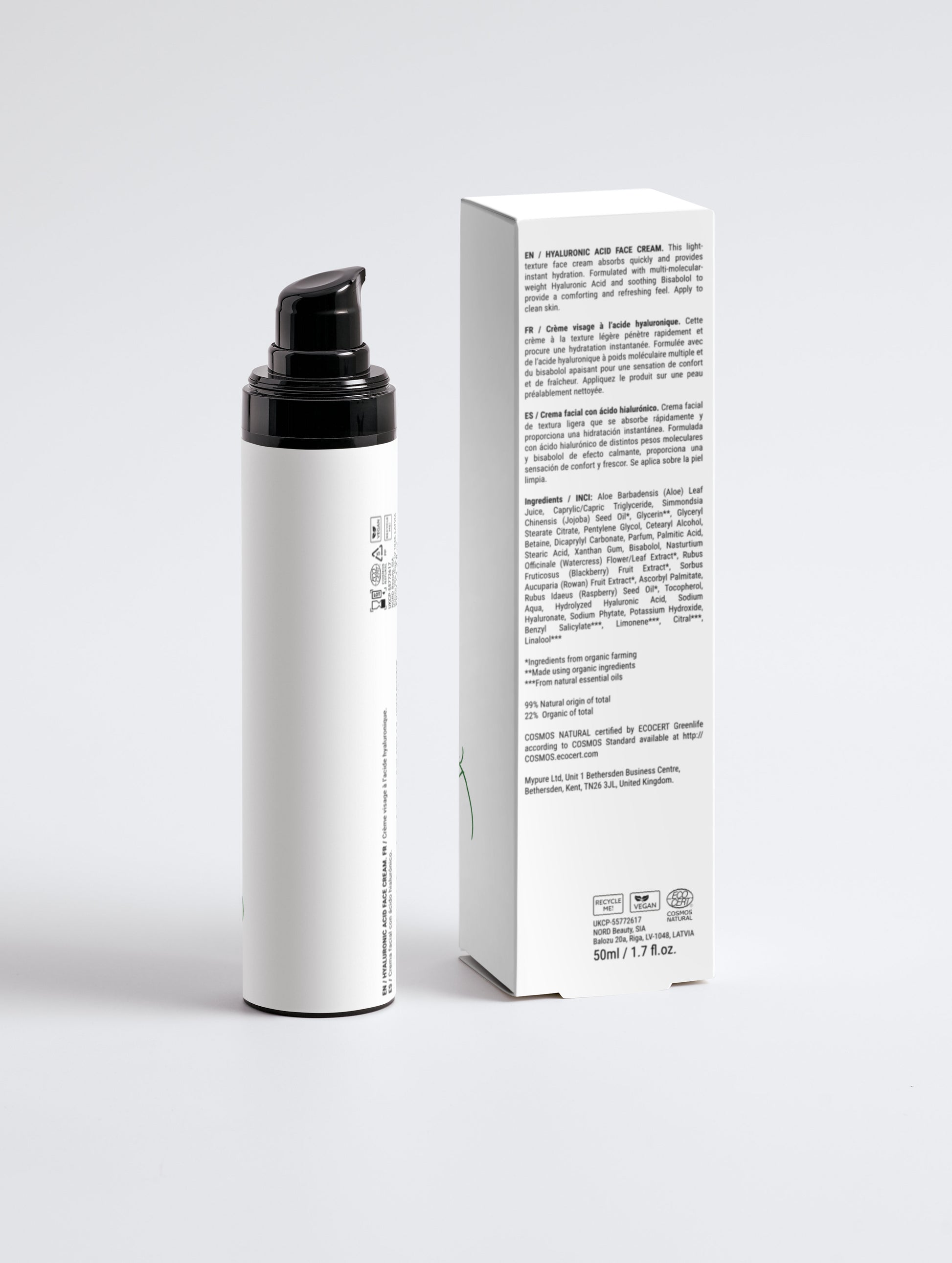 Hyaluronic Acid Face Cream for Men
